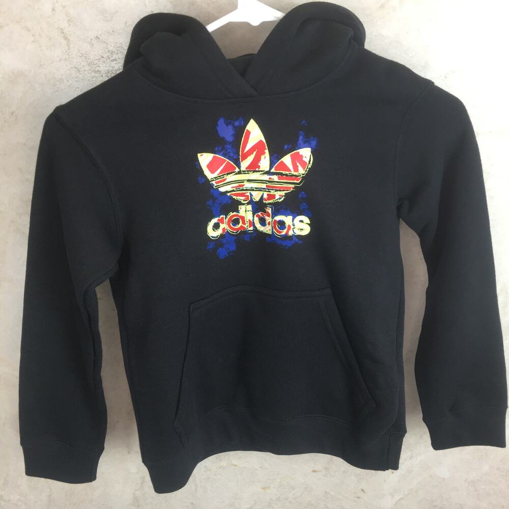 adidas Black Hoodie Kid's Size XS NWT